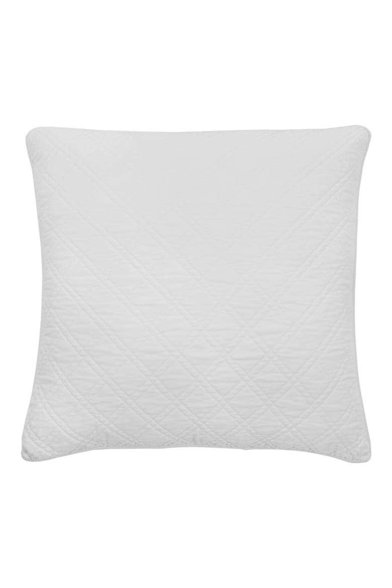 Brussels Euro Sham, Main, color, WHITE
