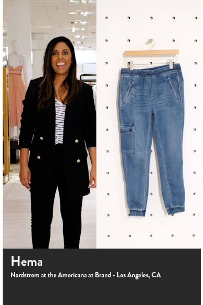 Slim Fit Drop Yoke Cargo Jogger Jeans video
