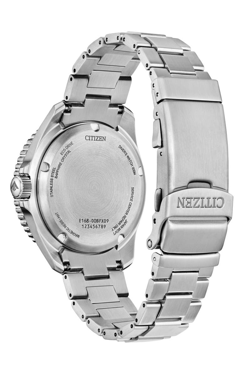 Citizen Promaster Dive Eco-Drive Bracelet Watch, 41mm, Alternate, color, Silver-Tone