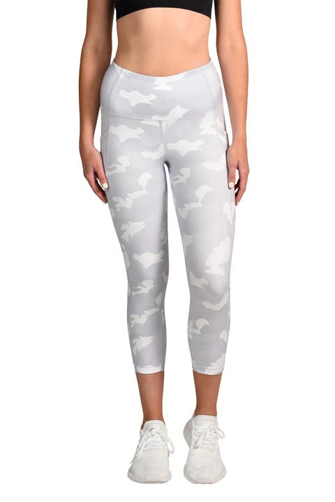 Lux Camo High Waist Pocket Capri Leggings