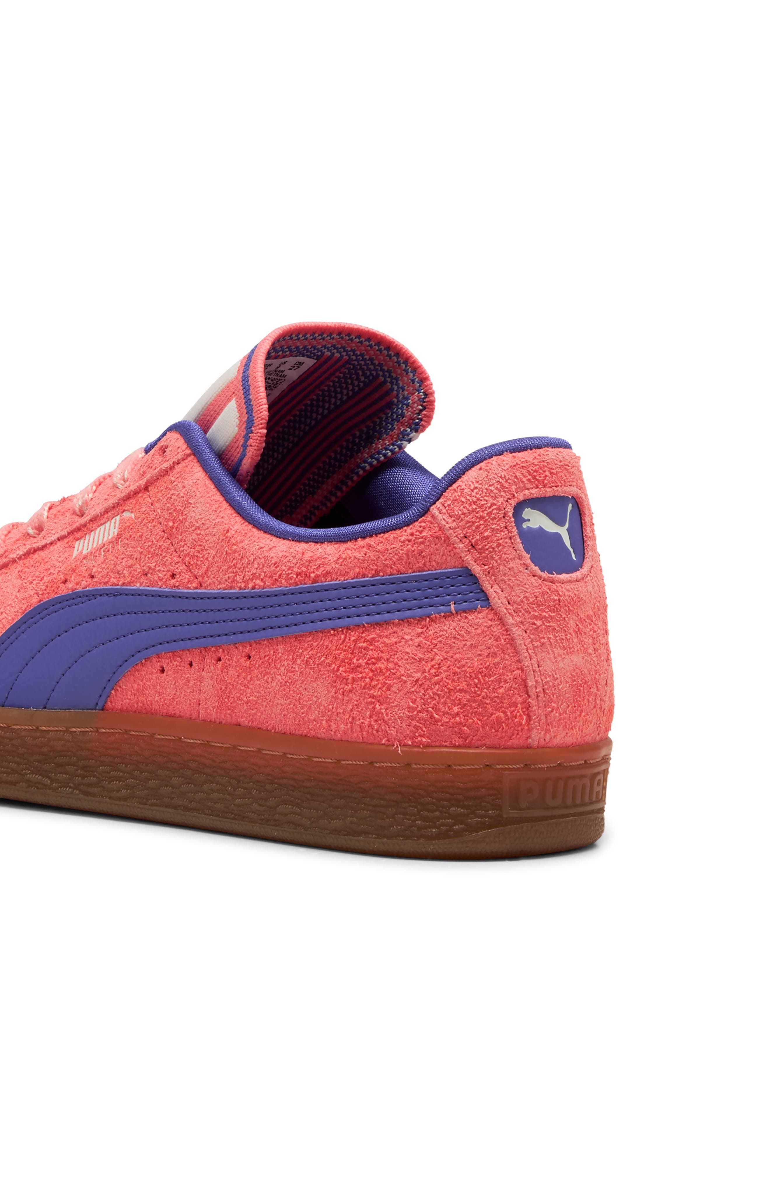 Suede Supertifo Low Top Sneaker, Alternate, color, SUNSET GLOW-GUM