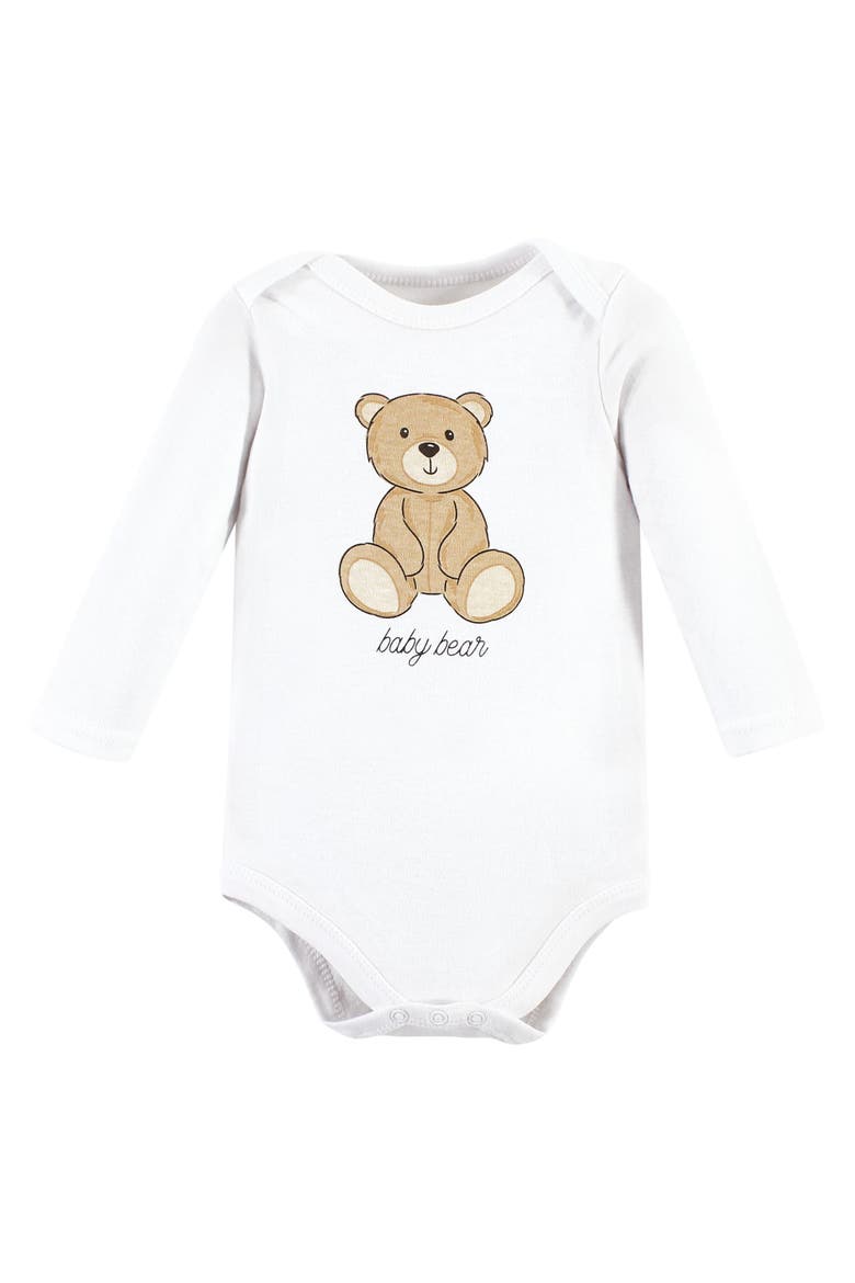 Long Sleeve Bodysuit, Pants and Shoe, Alternate, color, Teddy Bears Long Sleeve