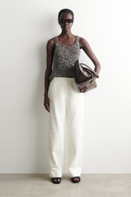 COS Paneled Denim Wide-leg Pants