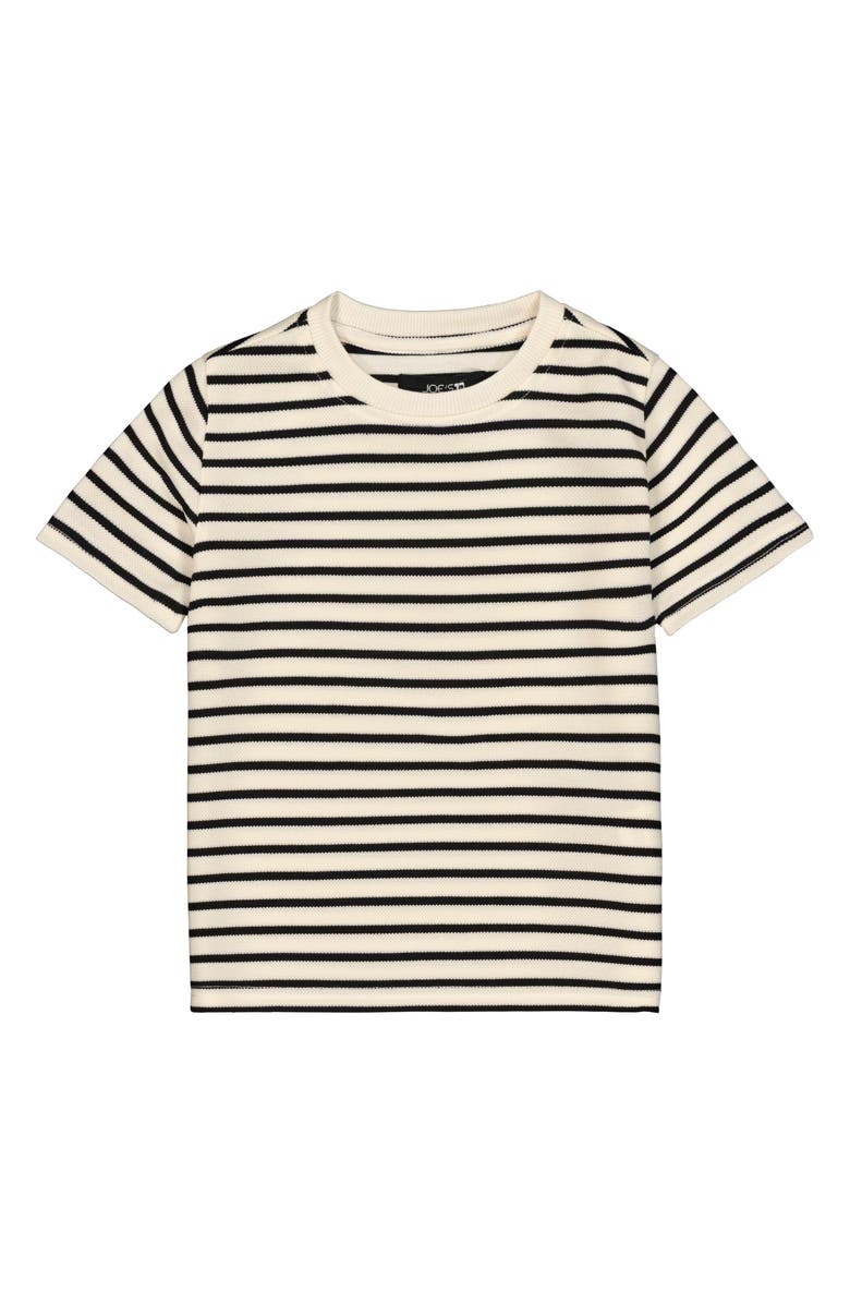 Joe's Jeans Kids' Stripe Shirt & Shorts Set, Alternate, color, Off White