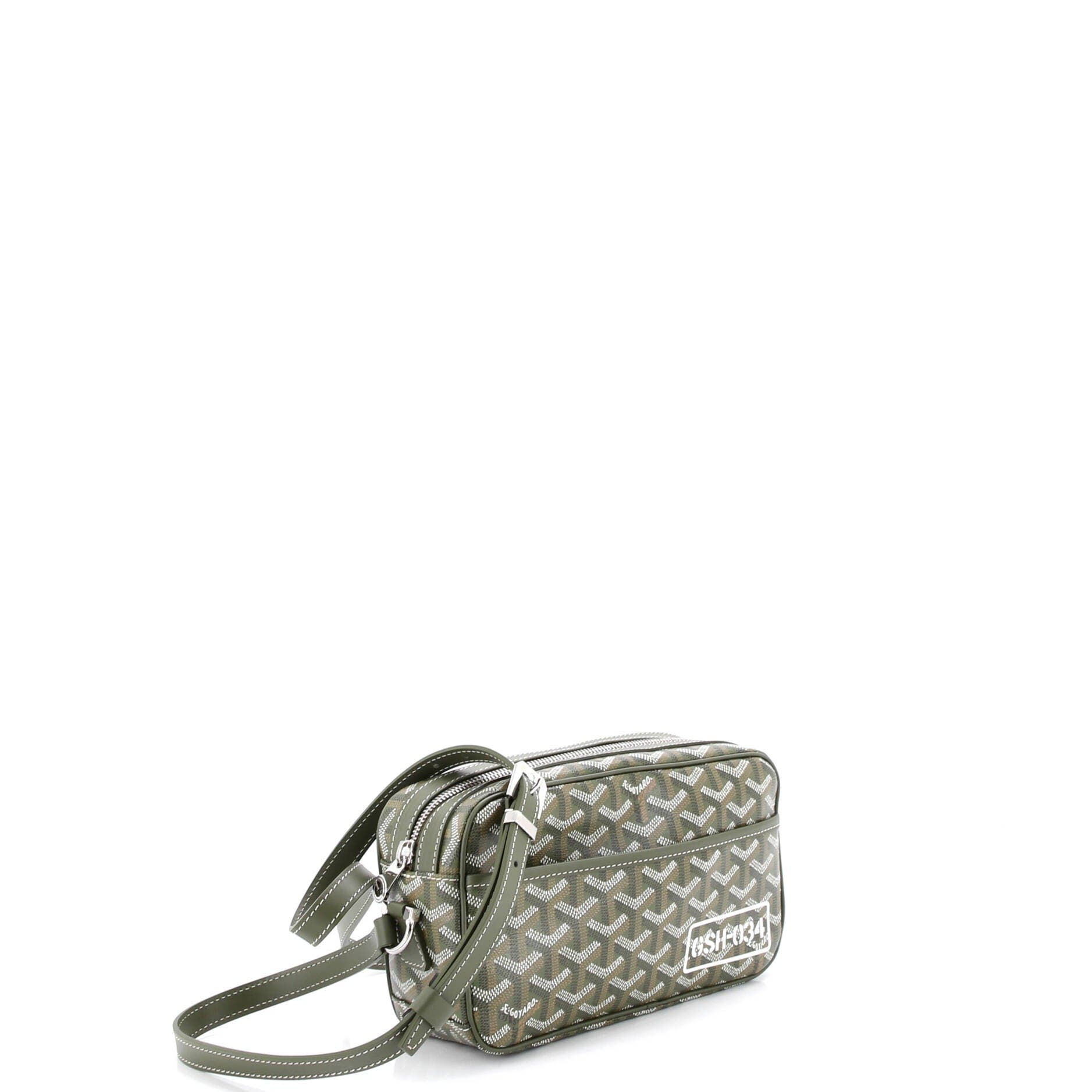 Pre-Owned Goyard Cap Vert Bag Printed Coated Canvas, Alternate, color, Green