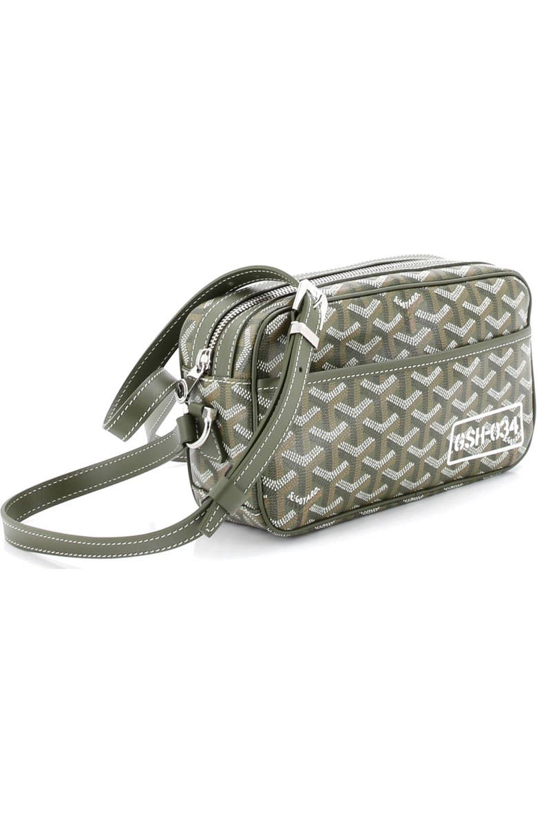 Pre-Owned Goyard Cap Vert Bag Printed Coated Canvas, Alternate, color, Green