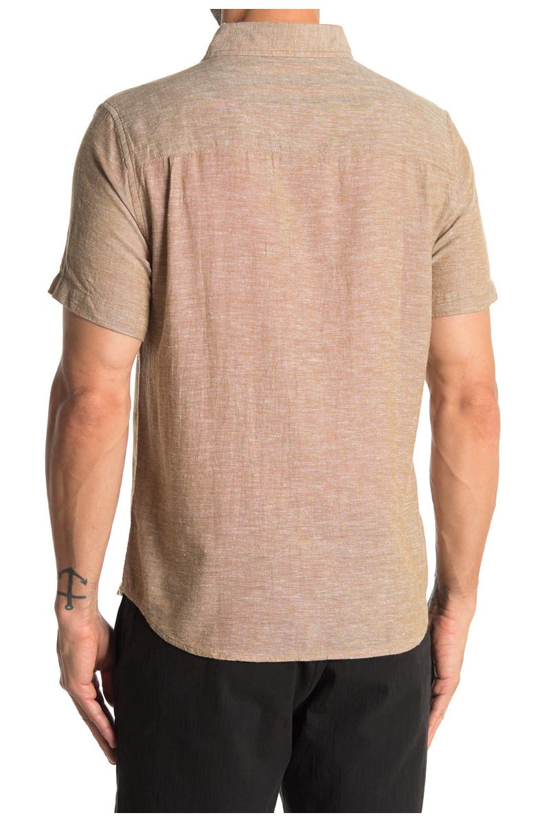 Bridge & Burn Jordan Heathered Short Sleeve Shirt, Alternate, color, 