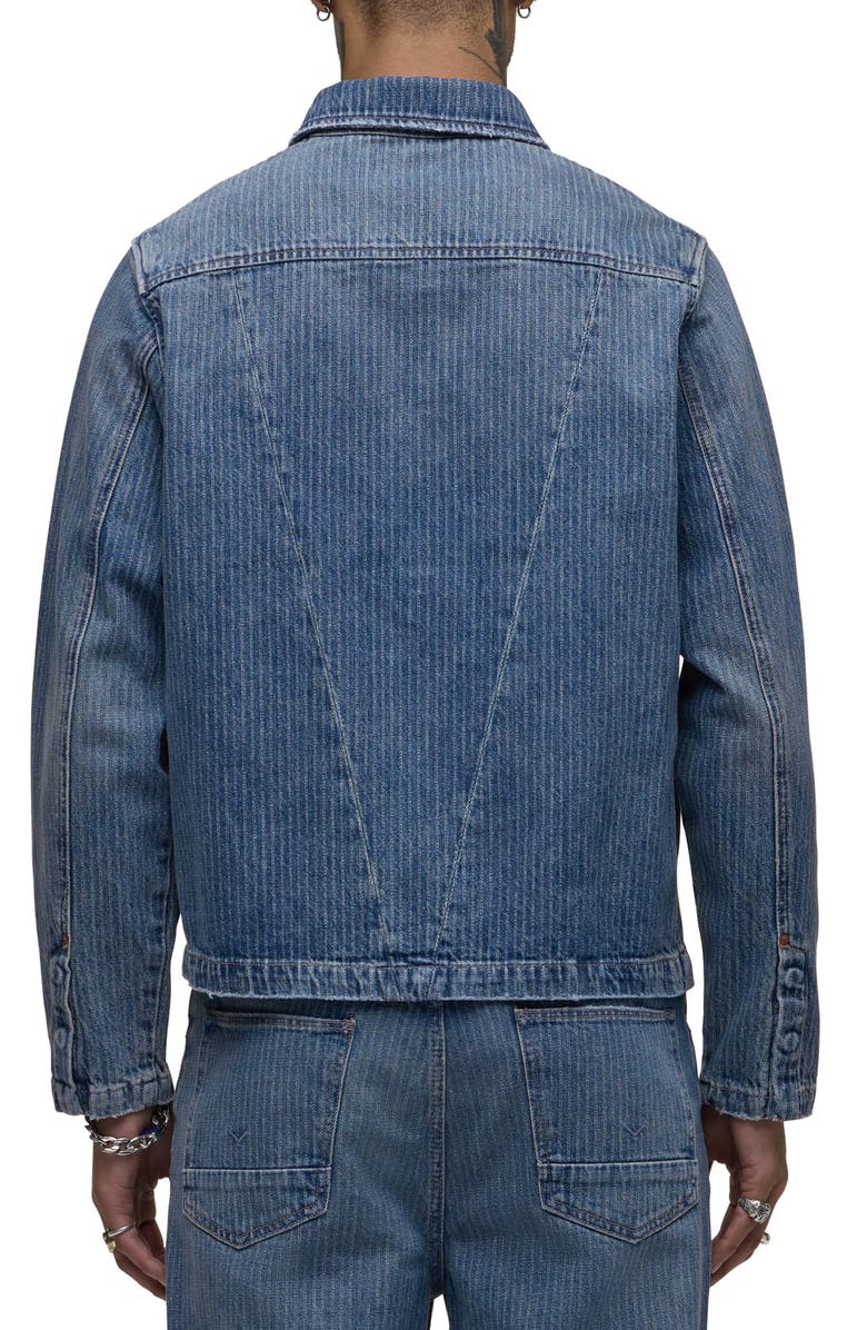 Hudson Jeans Denim Work Jacket, Alternate, color, Rail