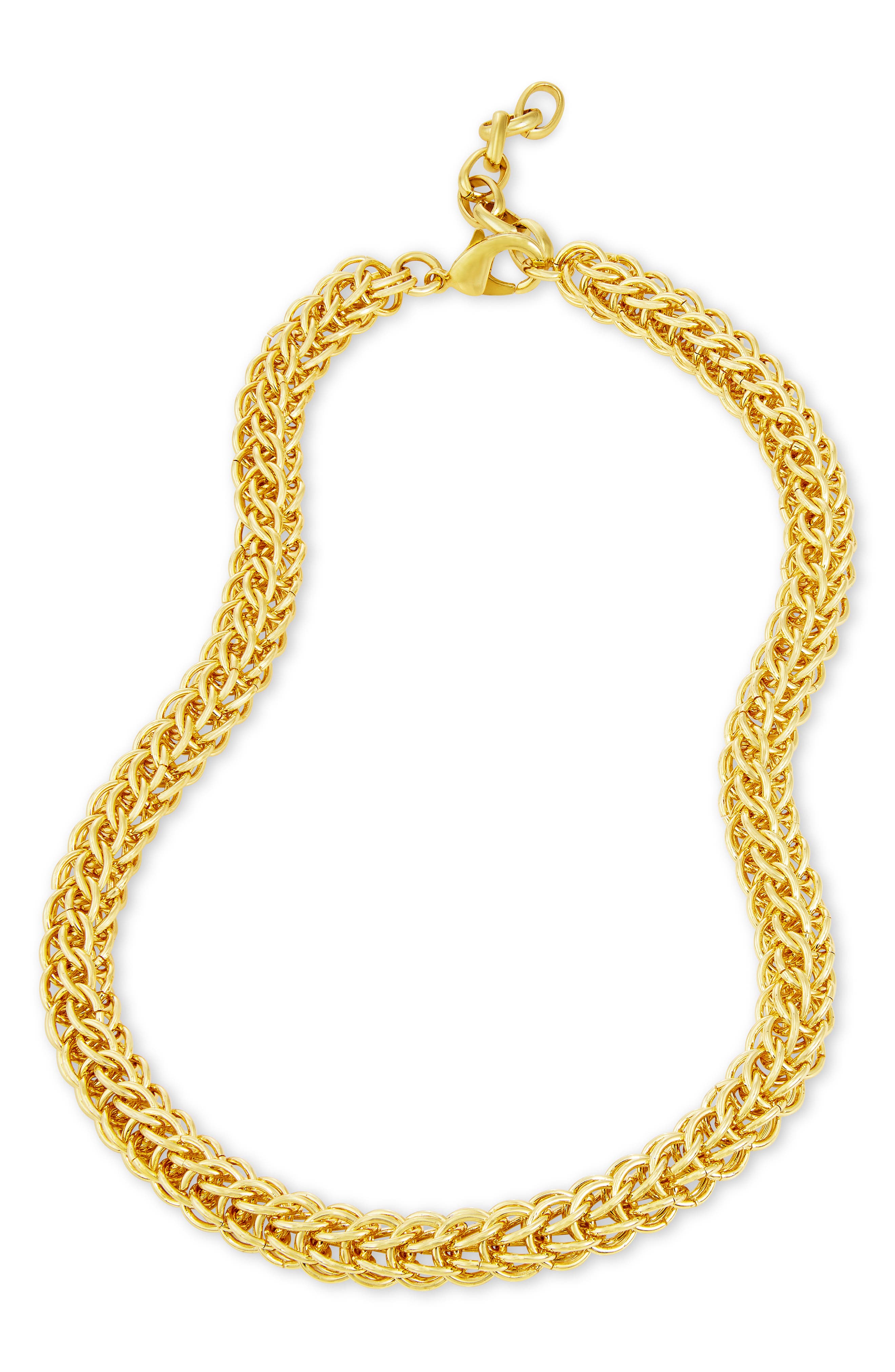 SAVVY CIE JEWELS Woven Necklace (Women) | Nordstromrack