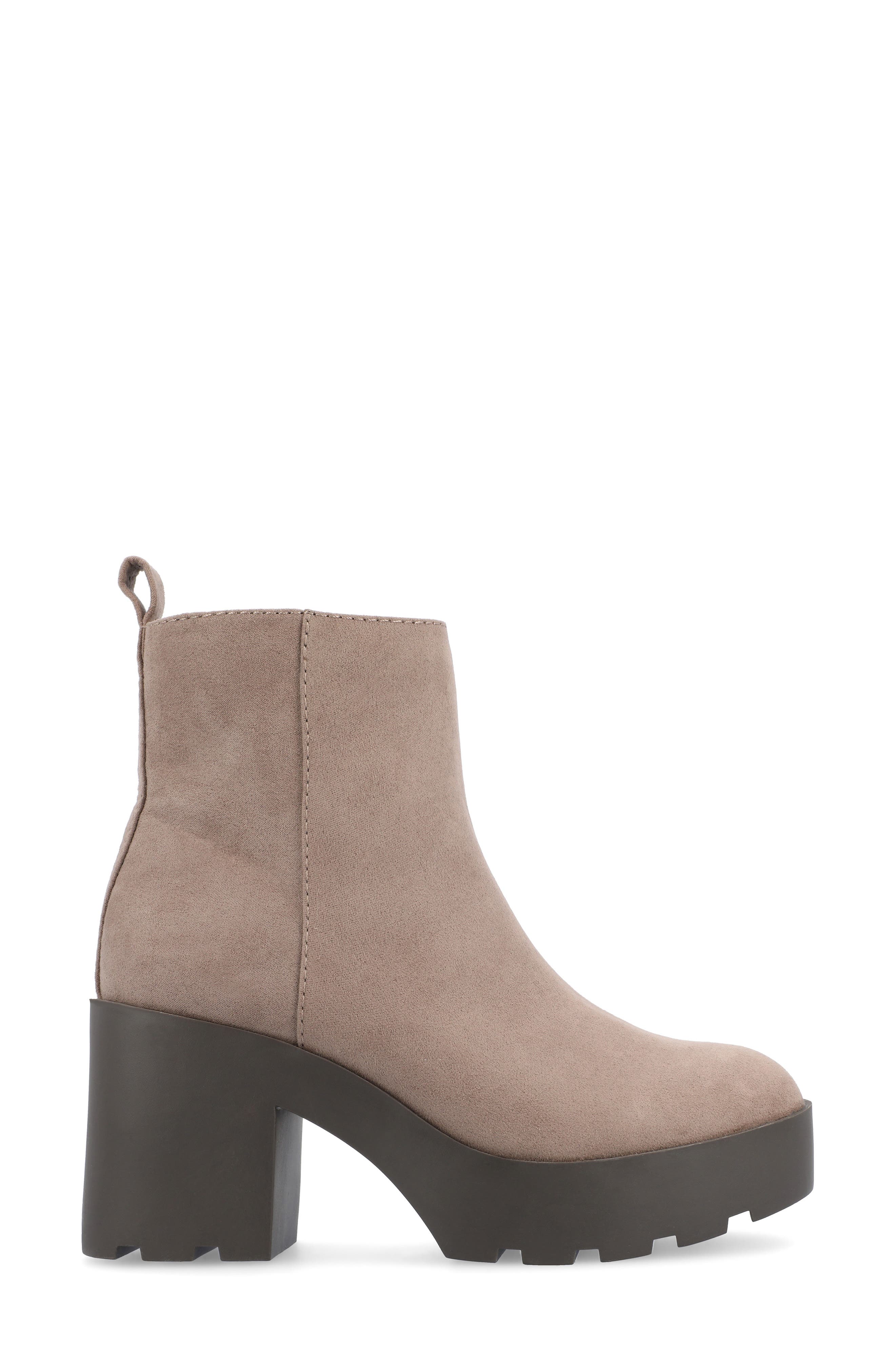 Journee Collection Cassidy Bootie, Alternate, color, Taupe