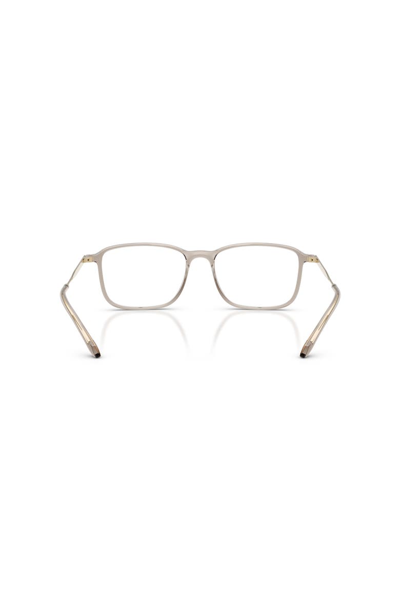 55mm Rectangle optical glasses, Alternate, color, Brown