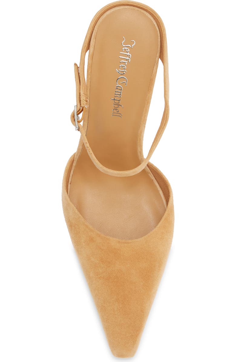 Jeffrey Campbell Maribelle Wedge Mule, Alternate, color, Camel Suede