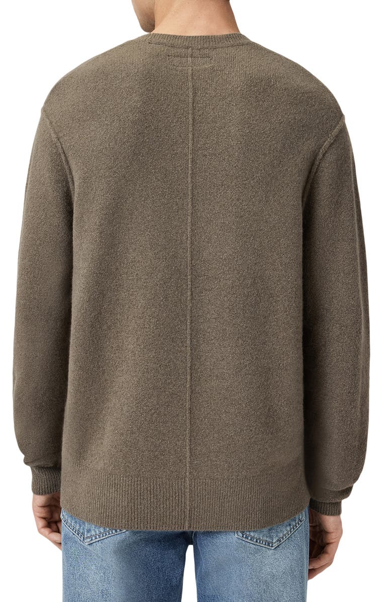 AllSaints Statten Crewneck Sweater, Alternate, color, Dusky Green