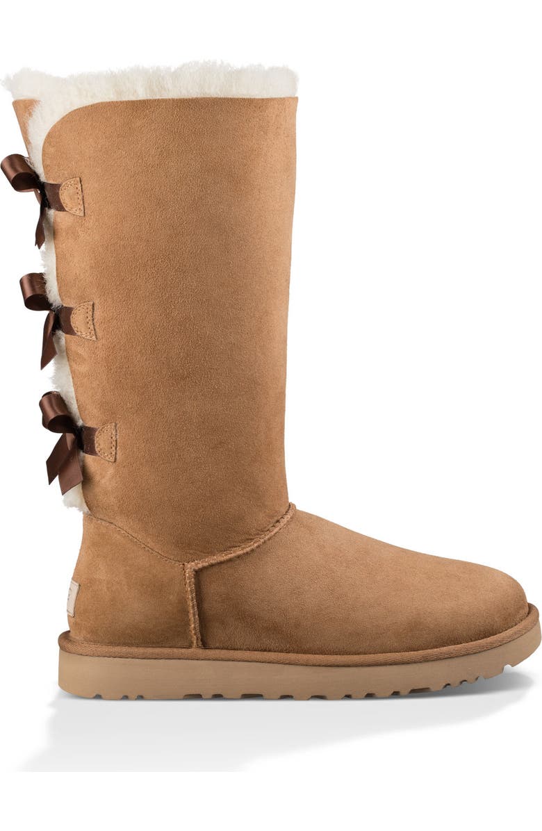 UGG<sup>®</sup> Bailey Bow Tall II Boot, Alternate, color, Che