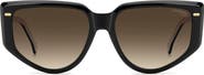 Carrera Eyewear 57mm Rectangular Sunglasses