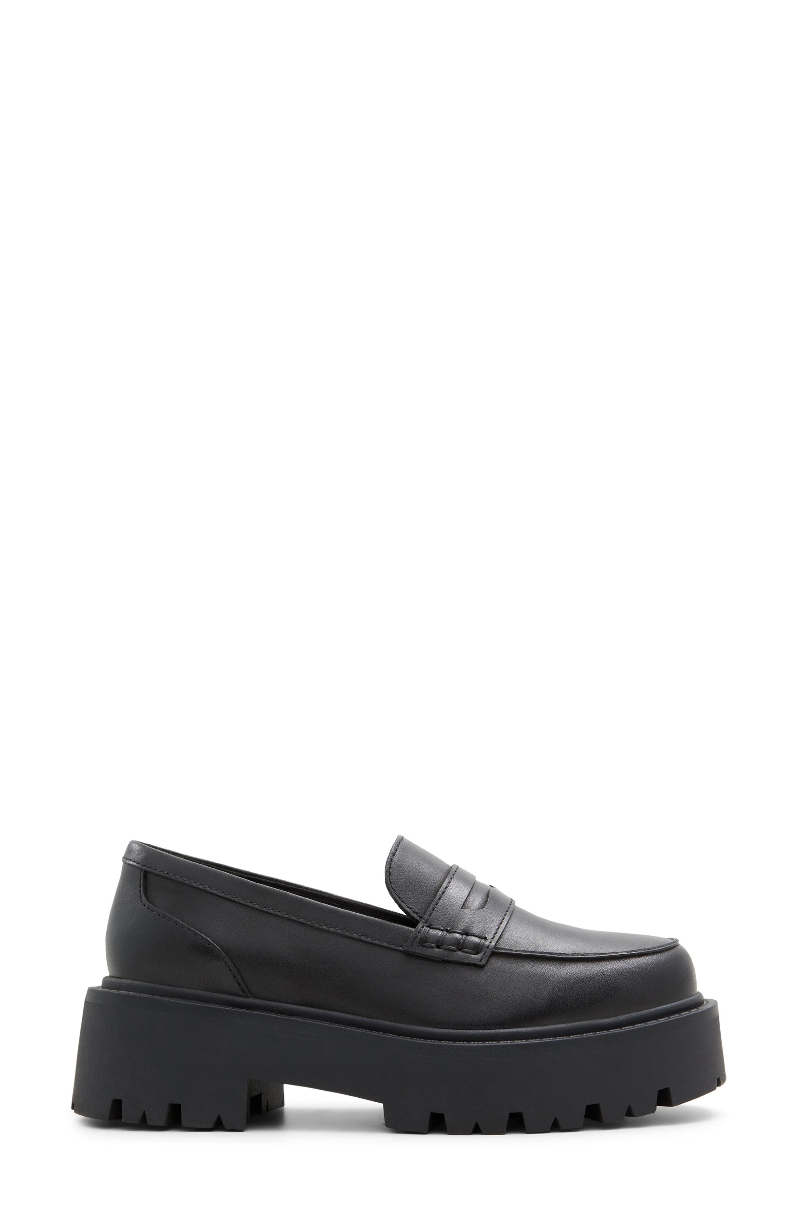 ALDO Cadaycia Platform Penny Loafer, Alternate, color, Black