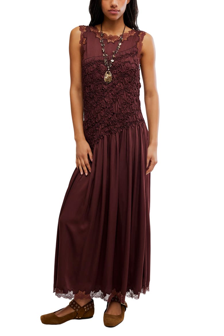 Intimately FP Anora Midi Dress, Main, color, BITTER CHOCOLATE