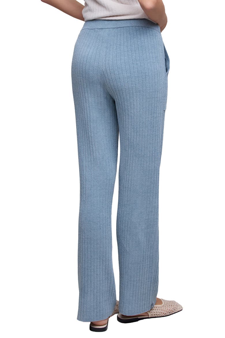 Patch Pocket Ribbed Pants, Alternate, color, BLUE AURA