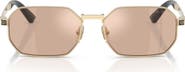 Versace 54mm Rectangular Sunglasses