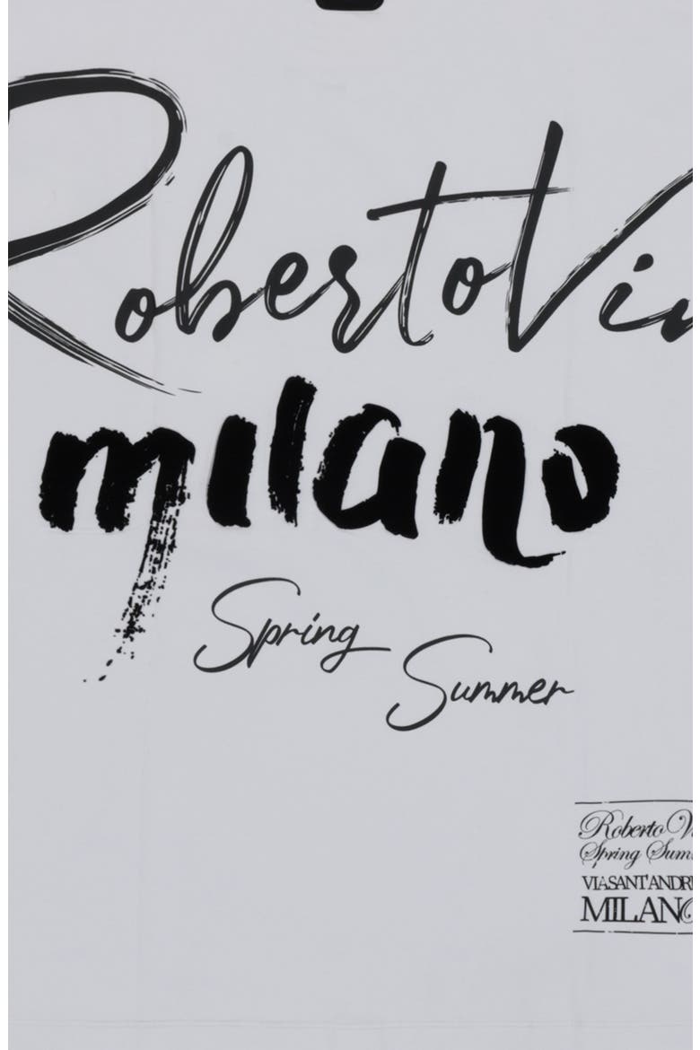 Milano Writing Slim fit tee, Alternate, color, White