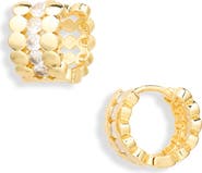 Bracha Nora Cubic Zirconia Hoop Earrings