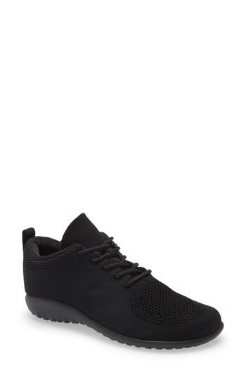 Naot Kuko Sneaker In Black Knit