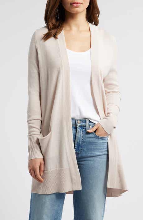 Caslon® Everyday Open Front Cardigan