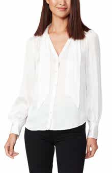 PAIGE Cleobelle Tie Neck Blouse