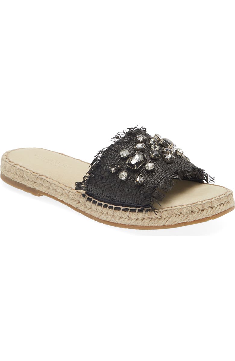 Chocolat Blu Ellis Crystal Slide Sandal, Main, color,