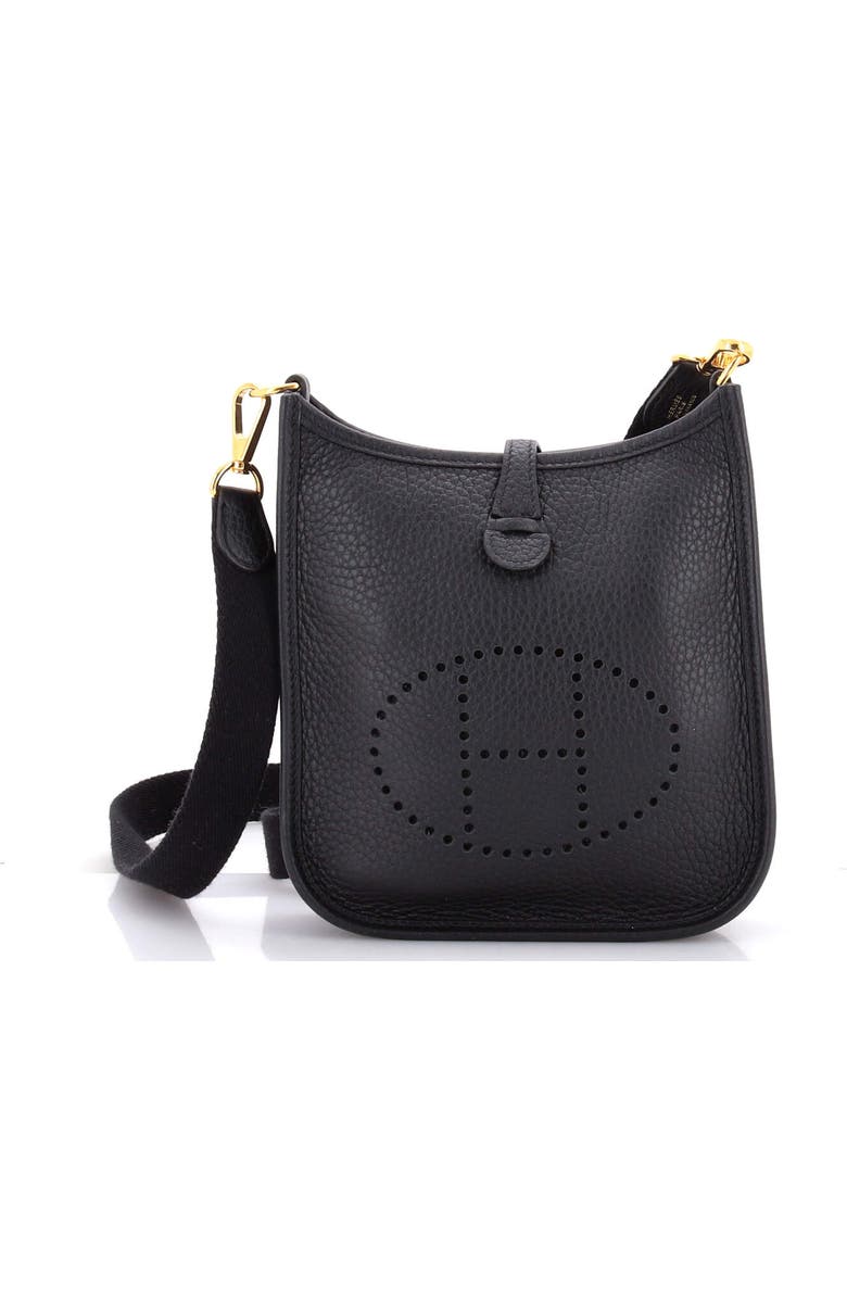Pre-Owned Hermes Evelyne Bag Gen III Clemence TPM, Main, color, Noir