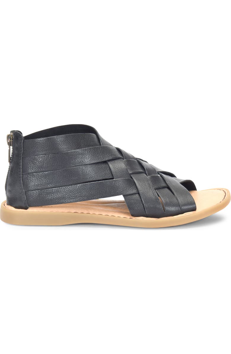 Børn Iwa Woven Leather Sandal, Alternate, color,