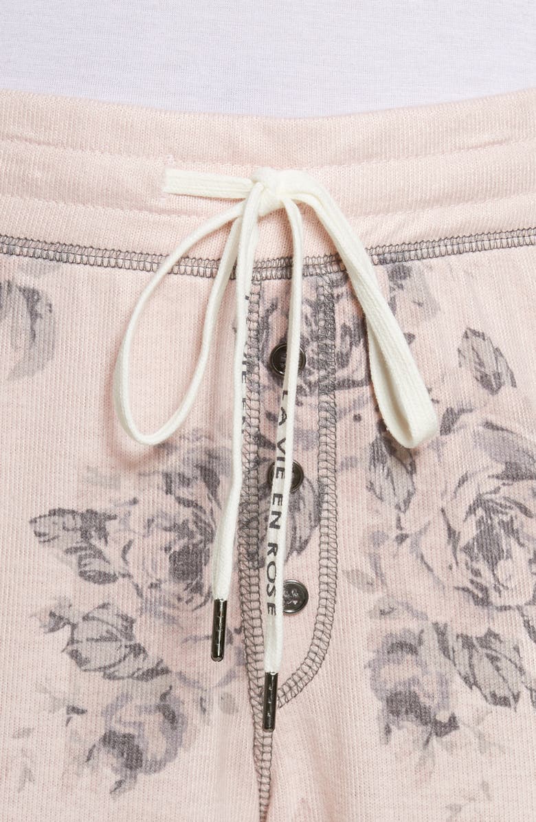 PJ Salvage La Vie en Rose Pajama Pants, Alternate, color, Pink Clay