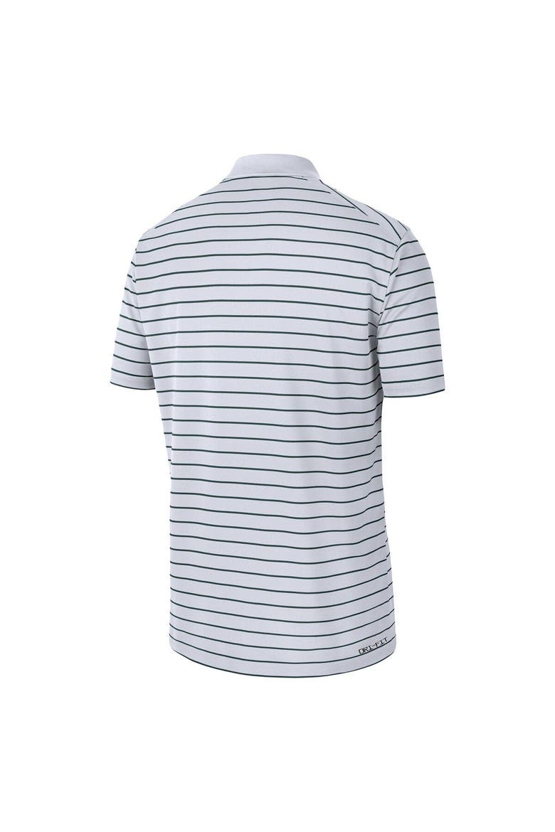 Men's Nike White Michigan State Spartans Icon Victory Coaches 2023 Early Season Performance Polo, Alternate, color, White