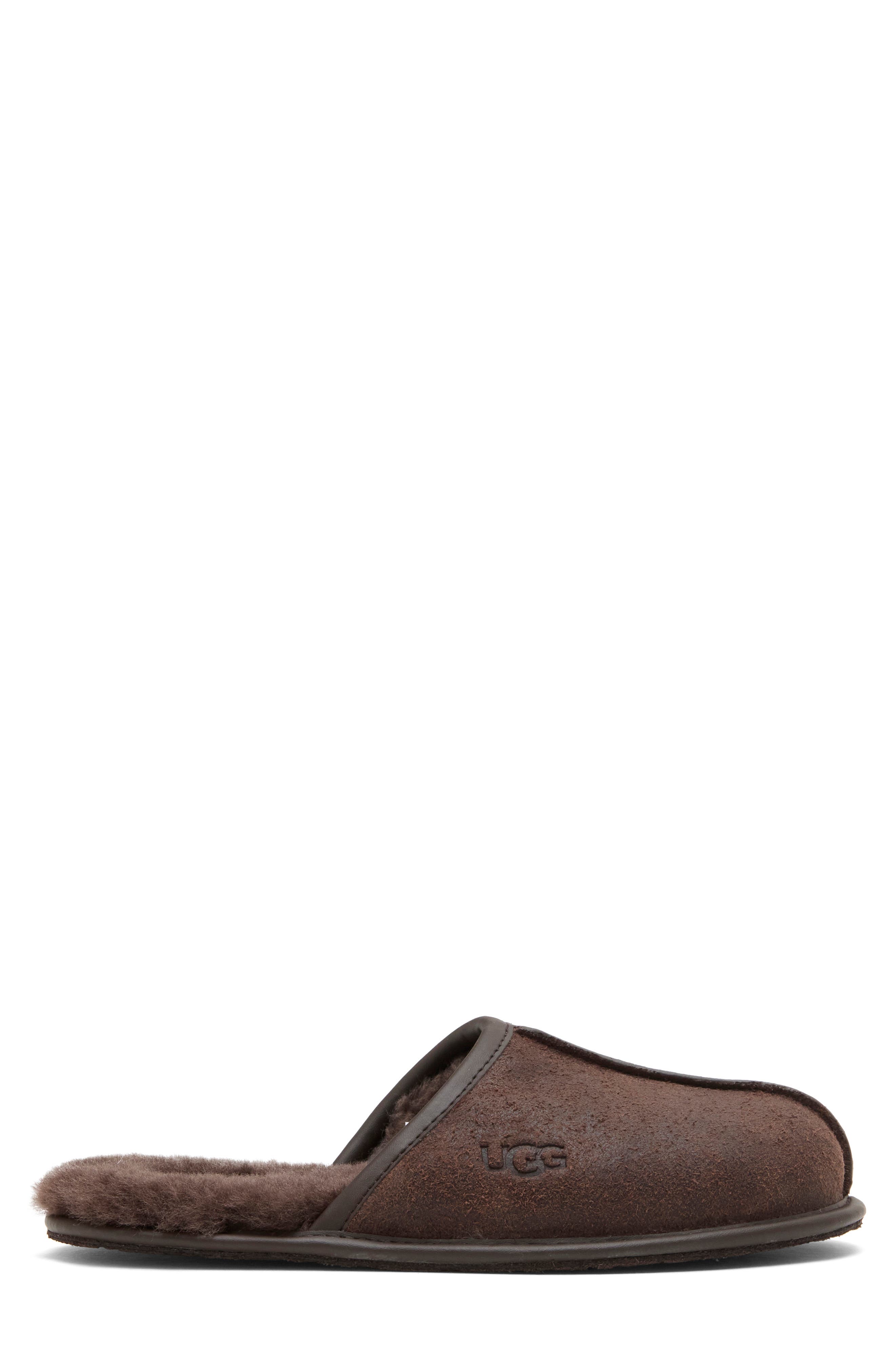 Distressed Scuff Slipper, Alternate, color, DUSTED COCOA