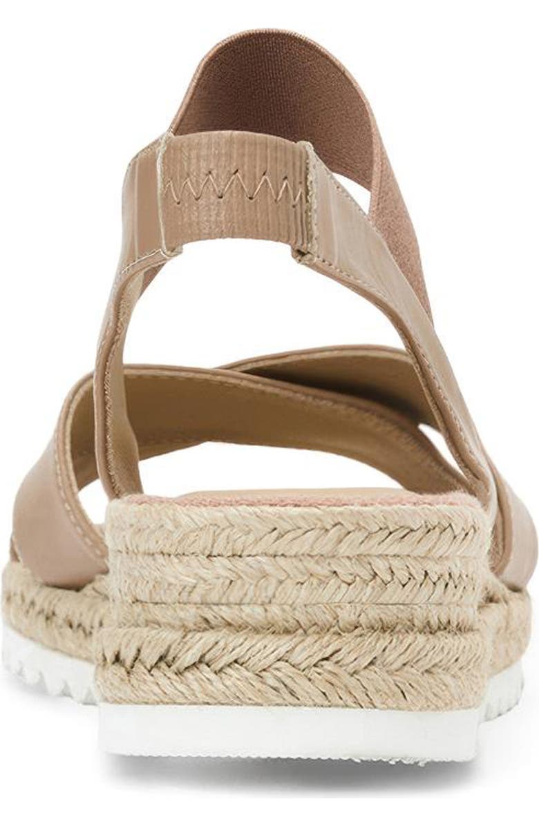 Aquatalia Almeria Weatherproof Slingback Espadrille Platform Wedge Sandal, Alternate, color,