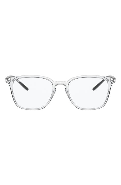 Unisex 52mm Square Optical Glasses