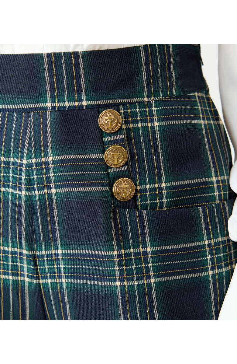 Unique Vintage 1940s Ginger Wide Leg Pants, Alternate, color, Green