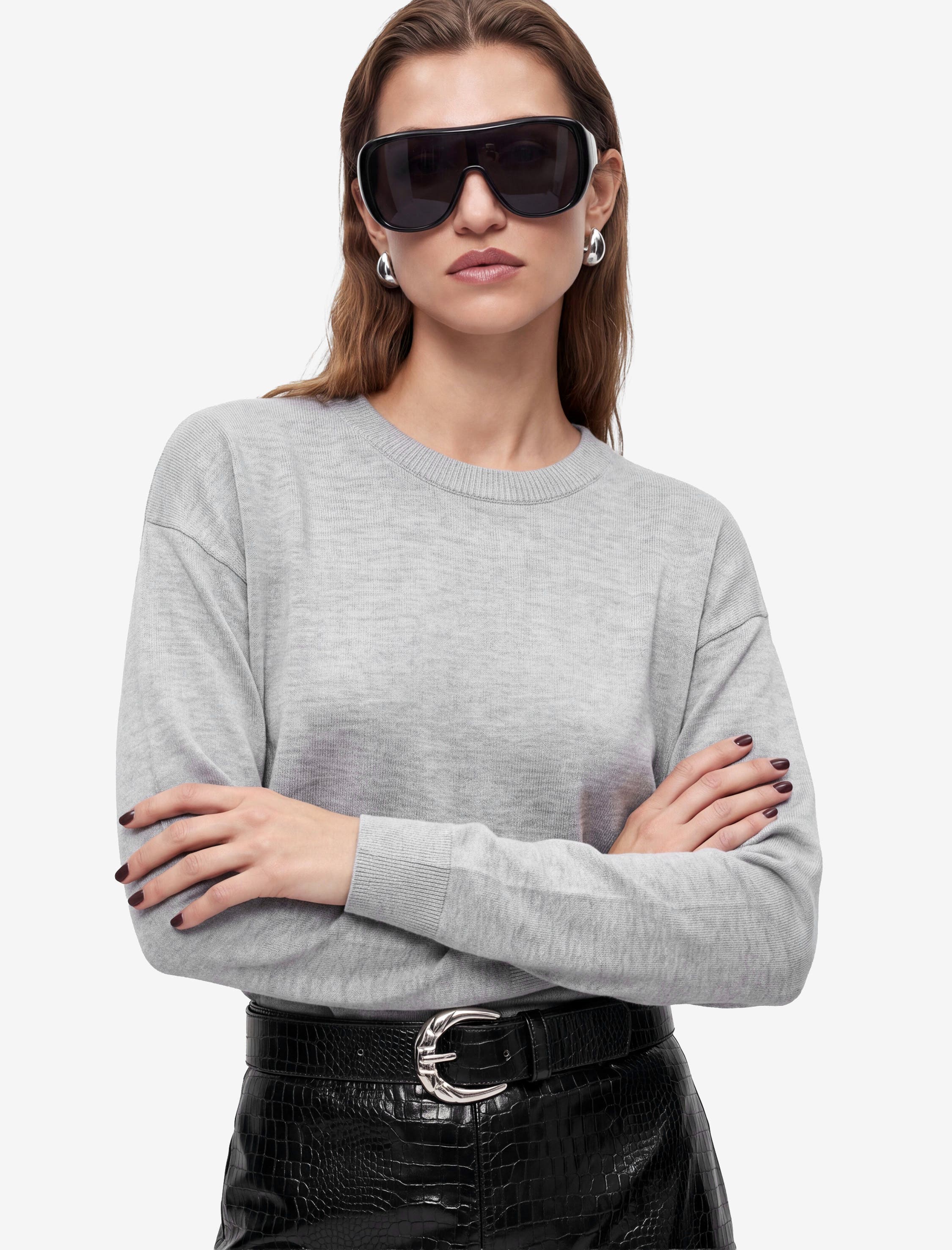 Koton Long Sleeve Crew Neck Basic Sweatshirt (Women) | Nordstrom