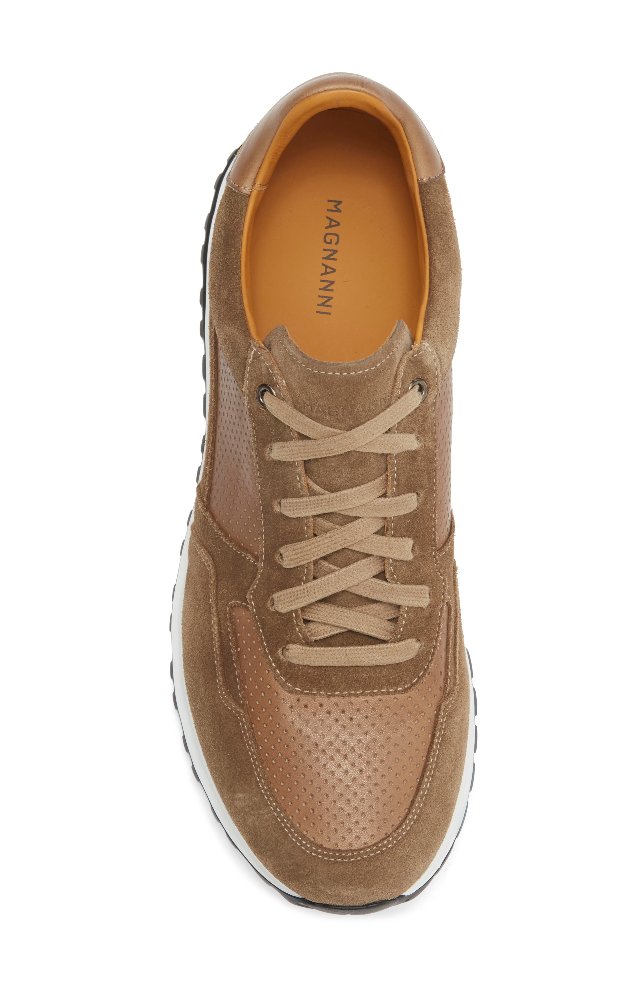 Fado Perforated Sneaker, Alternate, color, TORBA SUEDE / TORBA PERF