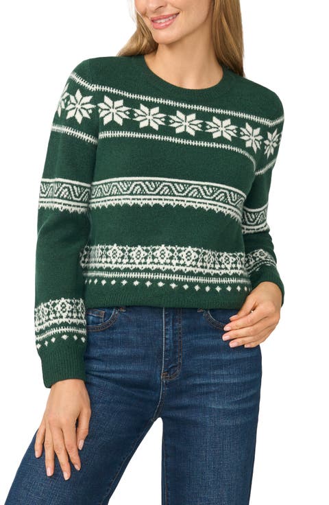 Fair Isle Crewneck Sweater