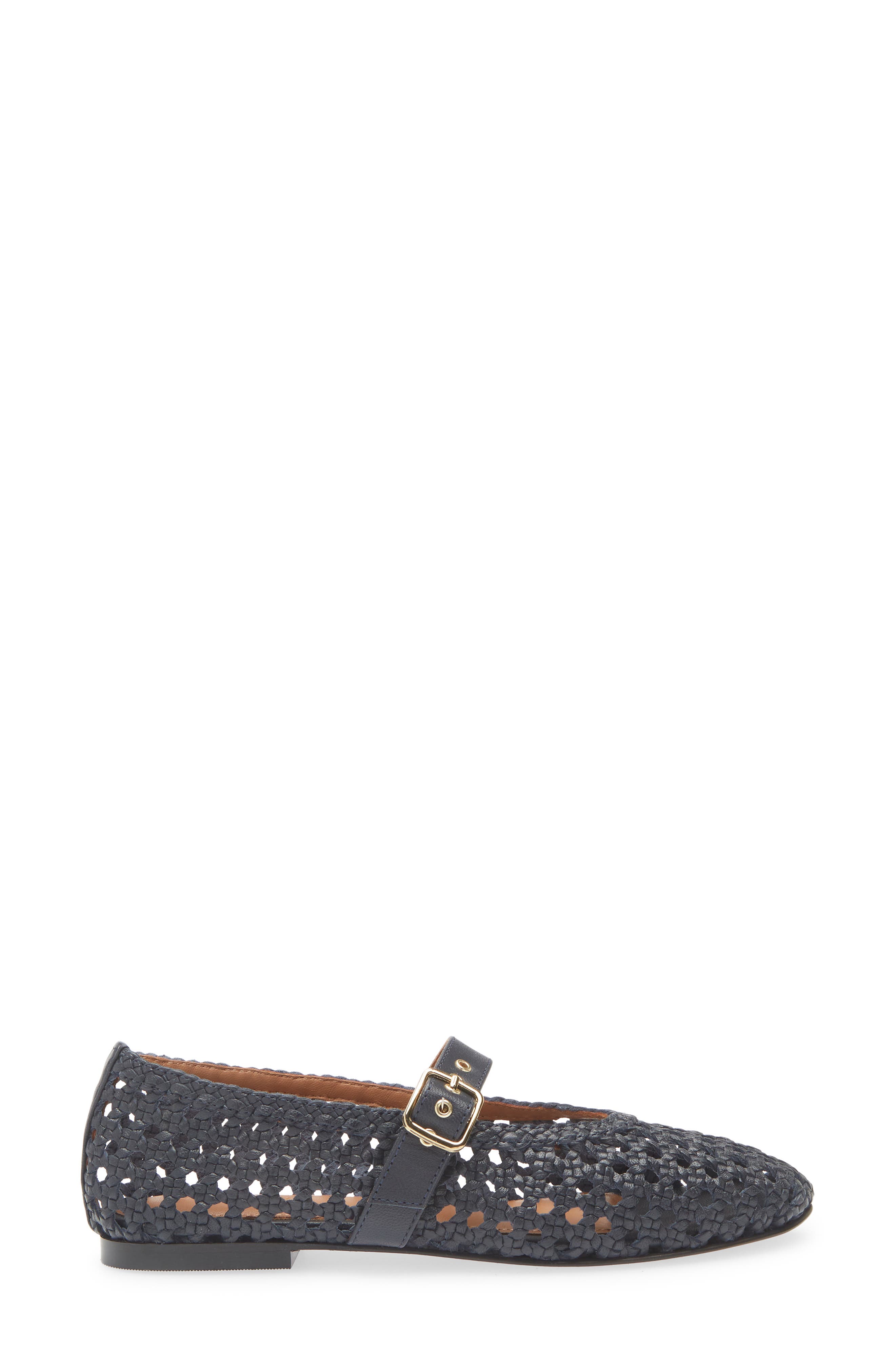 The Remy Woven Mary Jane Flat, Alternate, color, CRAFTSMAN BLUE