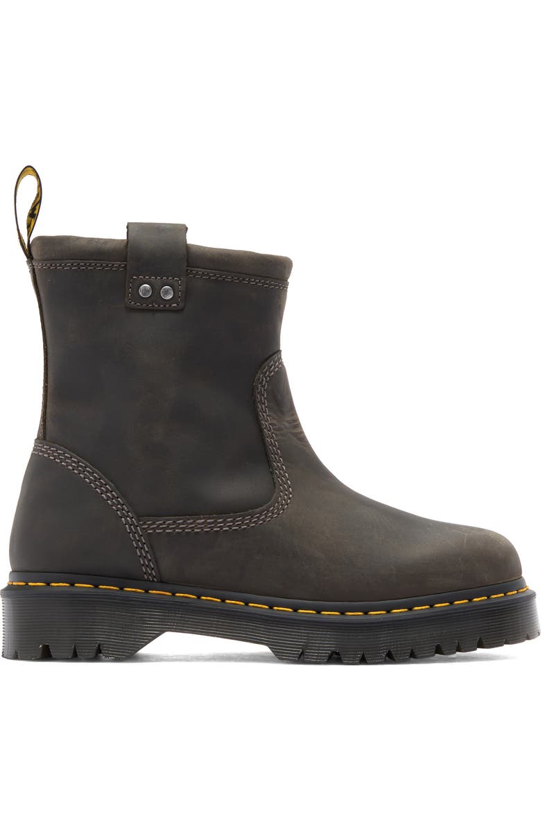 Dr. Martens Anistone Lo Boot, Alternate, color, Charcoal Grey Burnished Waxy