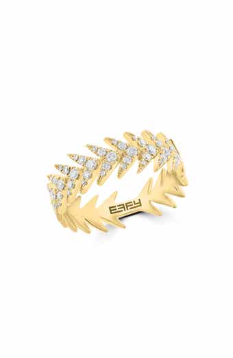 Diamond Jagged Band Ring