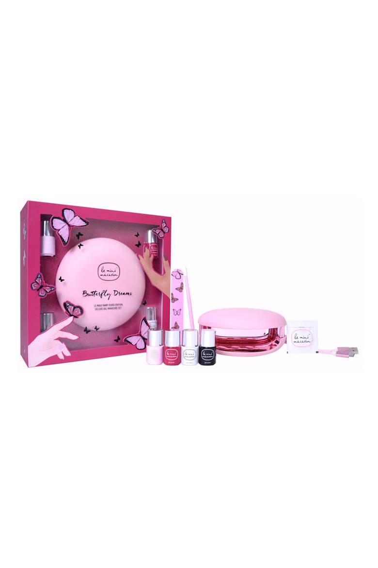 Butterfly Dreams Deluxe Gel Manicure Set, Main, color, NO COLOR