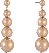 Laundry by Shelli Segal Crystal Bead Drop Earrings