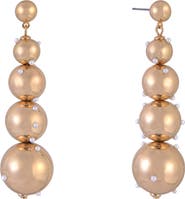 Laundry by Shelli Segal Crystal Bead Drop Earrings