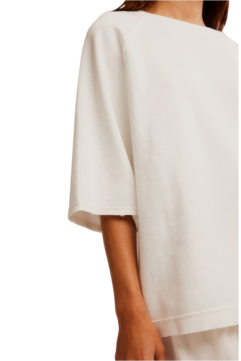 Joah Oversize Cotton Blend T-Shirt, Alternate, color, WHITE