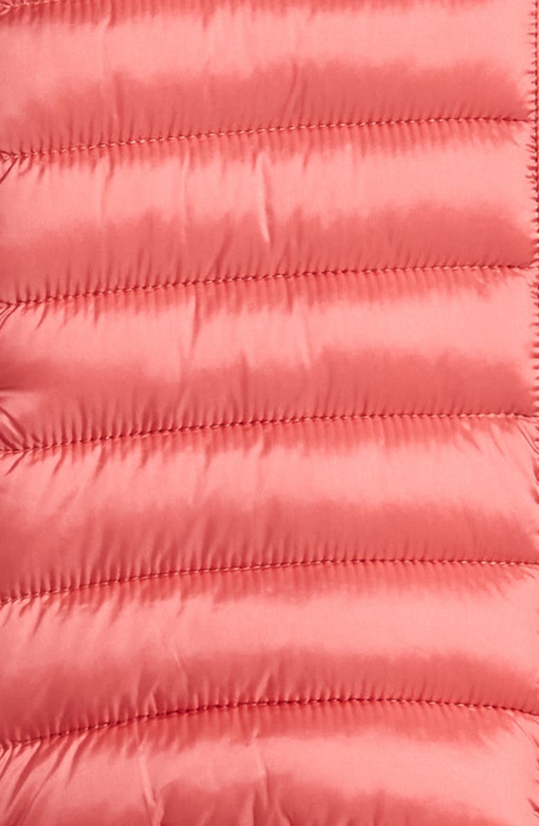 Save The Duck Kids' Iris Shiny Hooded Puffer Jacket, Alternate, color, Bloom Pink