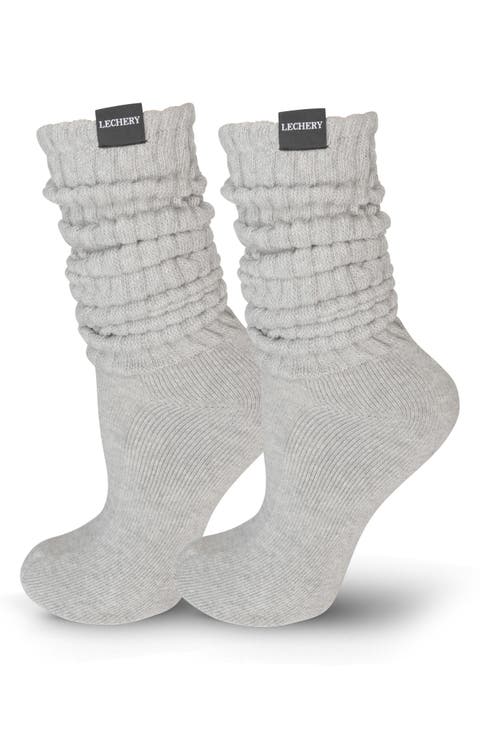 Gender Inclusive Scrunch Crew Socks