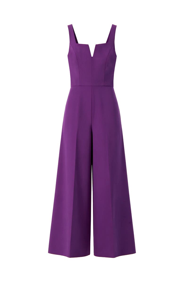 IVONNE Wide-Leg Jumpsuit with Classic Strap and Squared Neck, Alternate, color, Purple